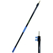 Eversprout Telescopic Extension Pole with Hand Grip, 12 ft, Aluminium, 1.5 lbs, Blue